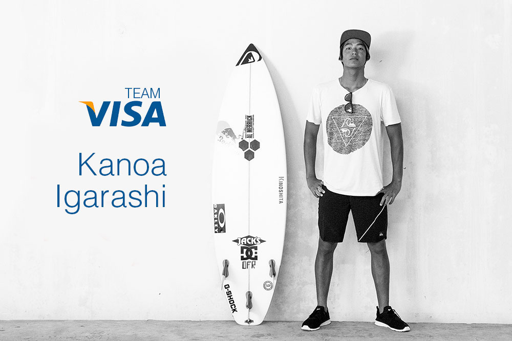 Japan’s Kanoa Igarashi in Team Visa Commercial