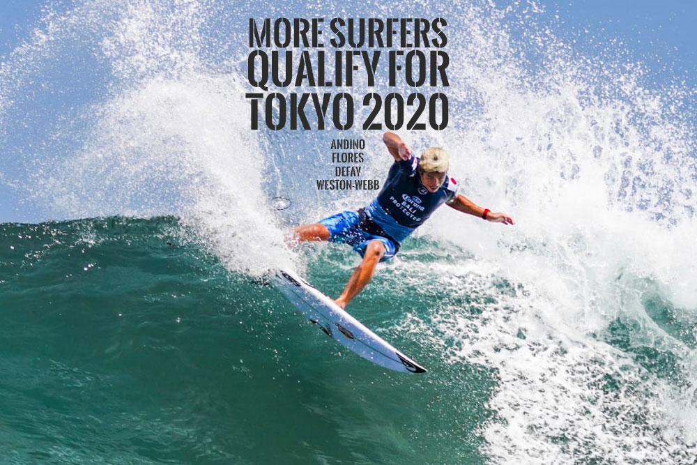 4 More Surfers Qualify for Tokyo 2020