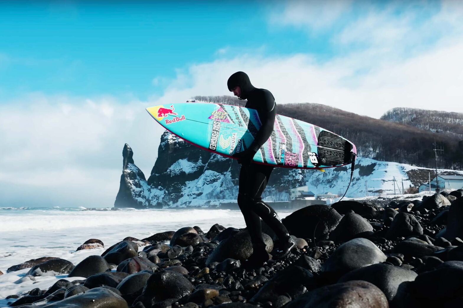 Watch Jamie O’Brien surf and snowboard on the same day in Japan.