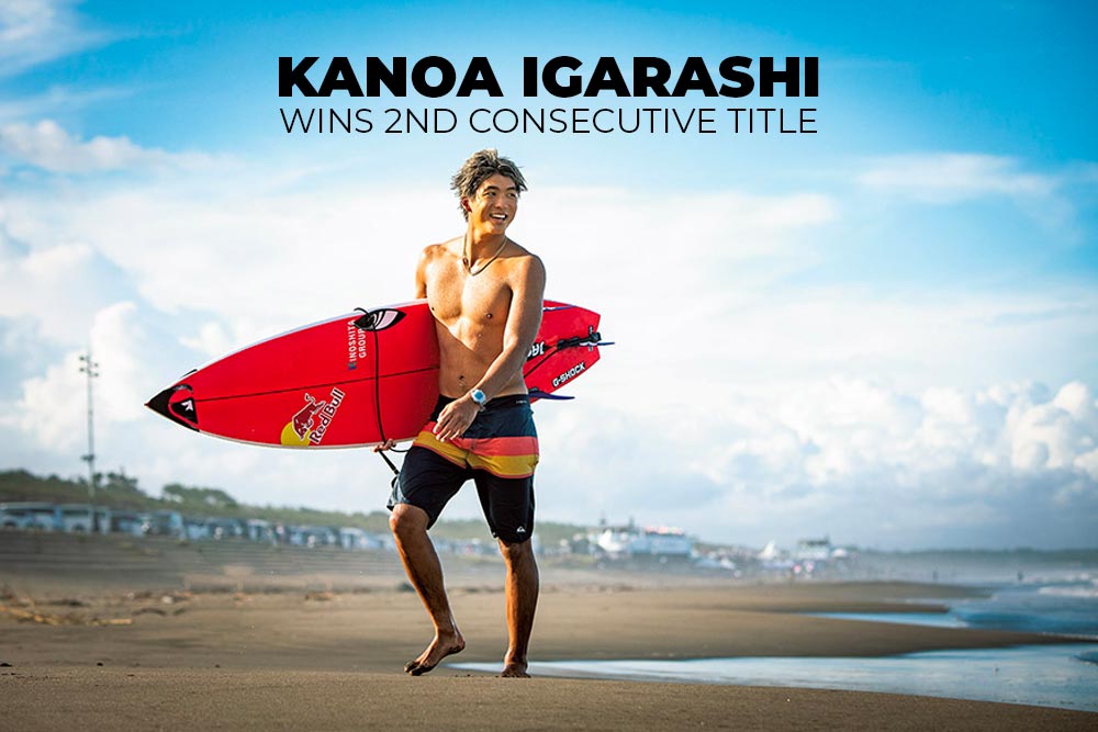 Kanoa Igarashi wins 2nd consecutive title & 1st place to qualify for Paris Olympics Surfing World Games